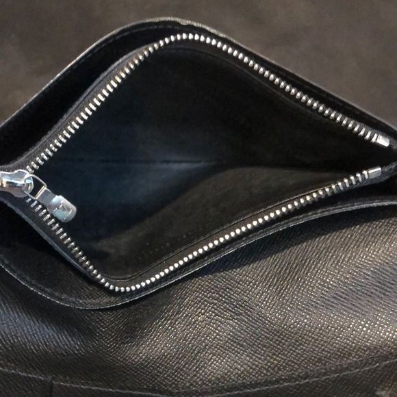 LOUIS VUITTON Black Epi Leather Porte Feiulle Brazza Long Bifold Wallet CA1148 - Picture 13 of 17
